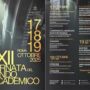 17, 18 e 19 ottobre:  XXII GIORNATA DEL MONDO ACCADEMICO